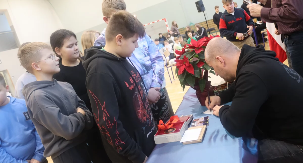 Spotkanie z mistrzem olimpijskim w Wyszkowie i Somiance