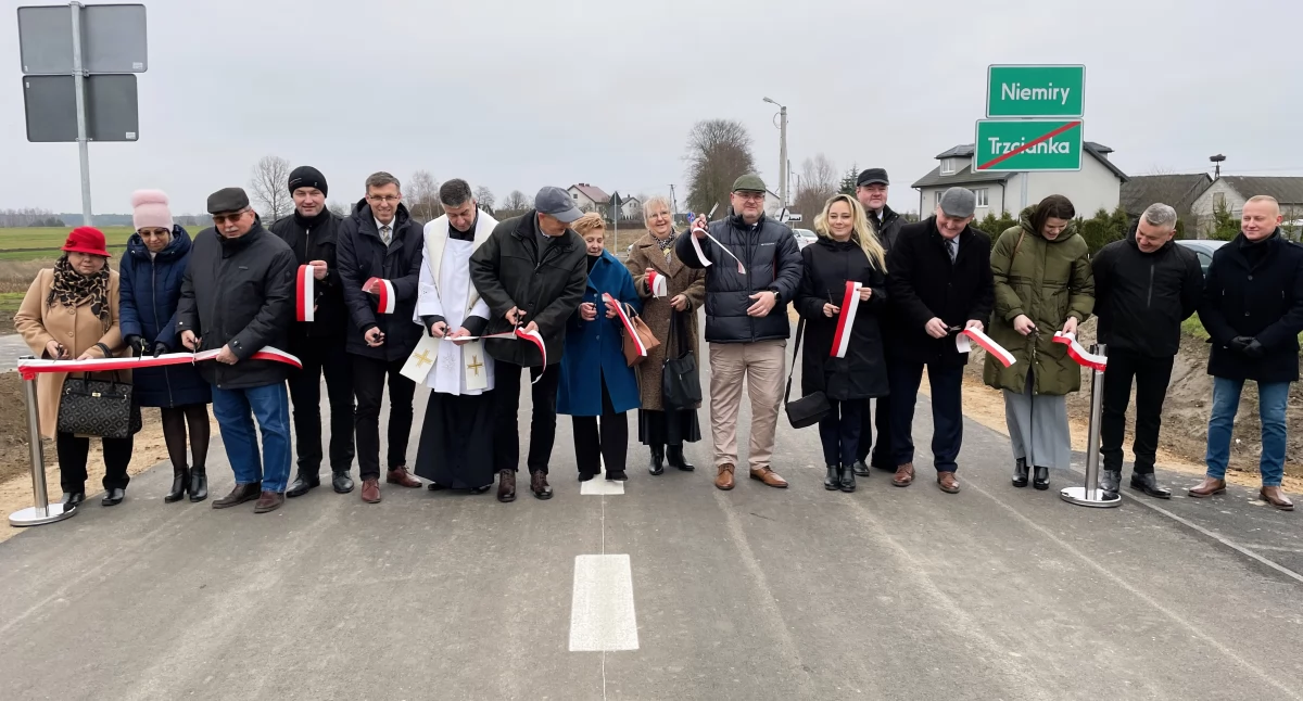 Nowa infrastruktura w gminie Brańszczyk. Droga Trzcianka-Niemiry uroczyście otwarta 