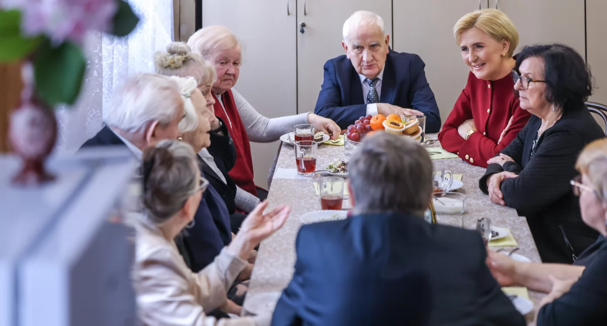 Pierwsza Dama w Wyszkowie. Spotkała się z seniorami 