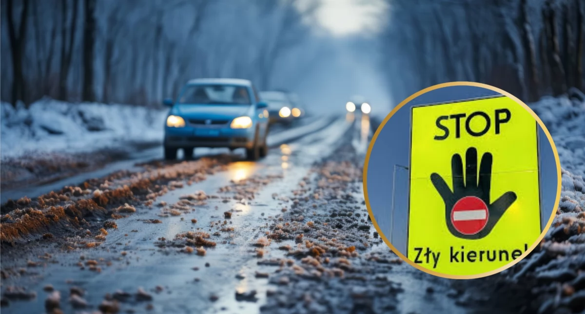 Jechał pod prąd. Doprowadził do kolizji