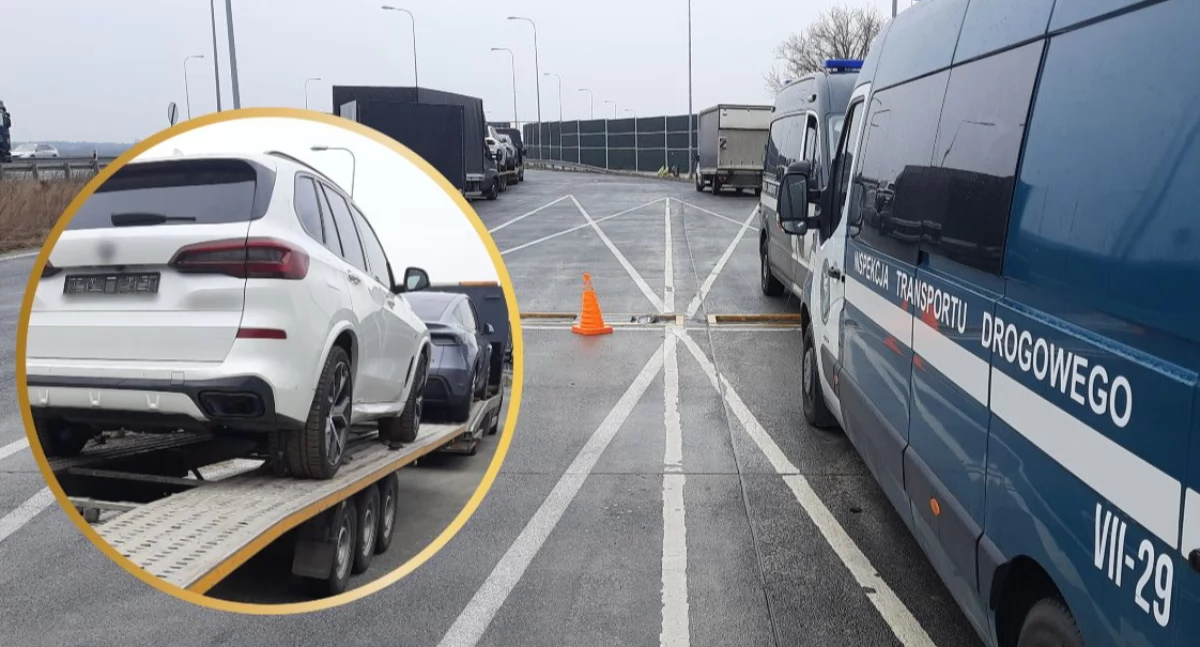 Niebezpieczna autolaweta zatrzymana pod Wyszkowem. Zakaz dalszej jazdy i wysokie mandaty