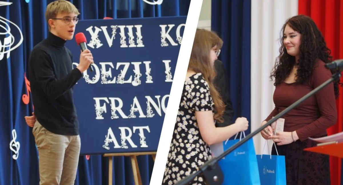 Wielu uczestników, bardzo wysoki poziom. Uczniowie Norwida laureatami Konkurs Poezji i Piosenki Francuskiej [FOTO] 