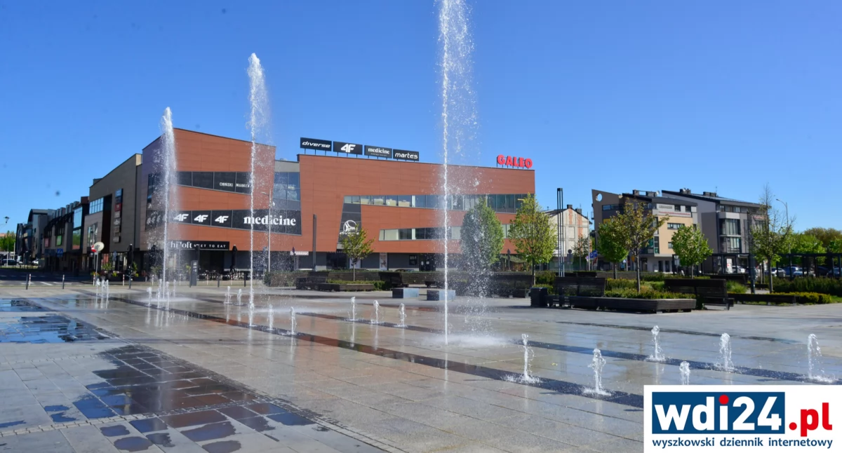 Plac miejski w Wyszkowie - piękny, nowoczesny, funkcjonalny