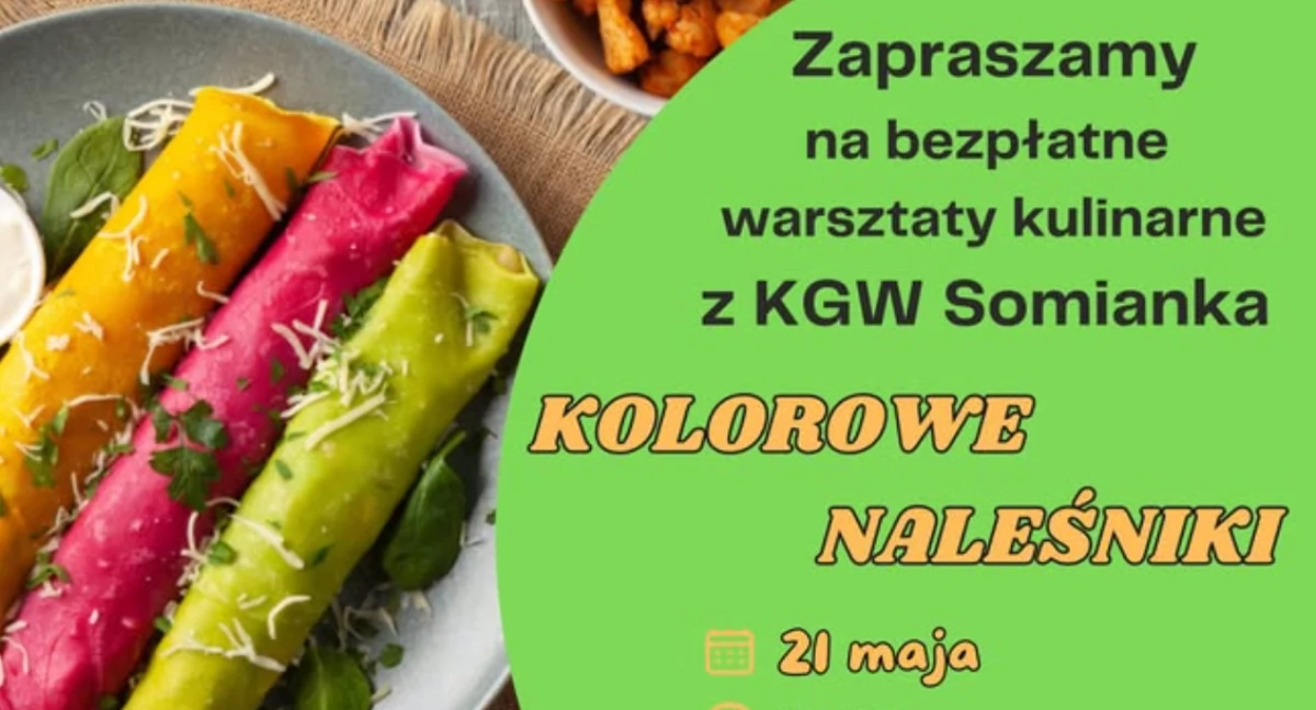 Jak zrobić kolorowe naleśniki? - zaproszenie na warsztaty kulinarne w Somiance