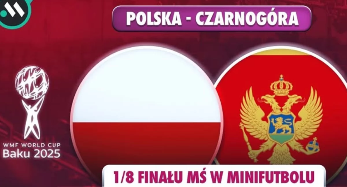 Trwa mecz Polska – Czarnogóra w 1/8 finału MŚ w minifutbolu! Dwóch zawodników z gminy Wyszków w biało-czerwonych barwach