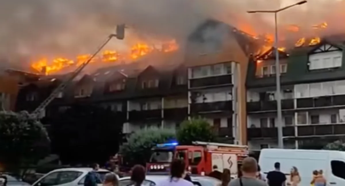 Ogromny pożar w Ząbkach. Trwa akcja gaśnicza, Wyszków jedzie z pomocą 