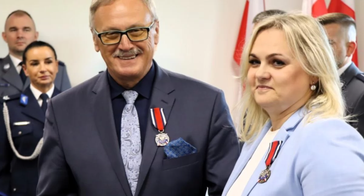 Była wiceburmistrz Wyszkowa z medalem za zasługi dla Policji 