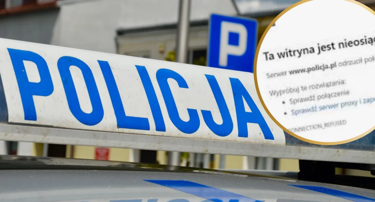 Nie działają strony internetowe policji. Awaria w całym kraju
