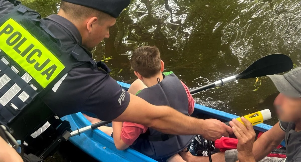 Policjanci skontrolowali kajakarzy. Takiego wyniku akcji się nie spodziewali
