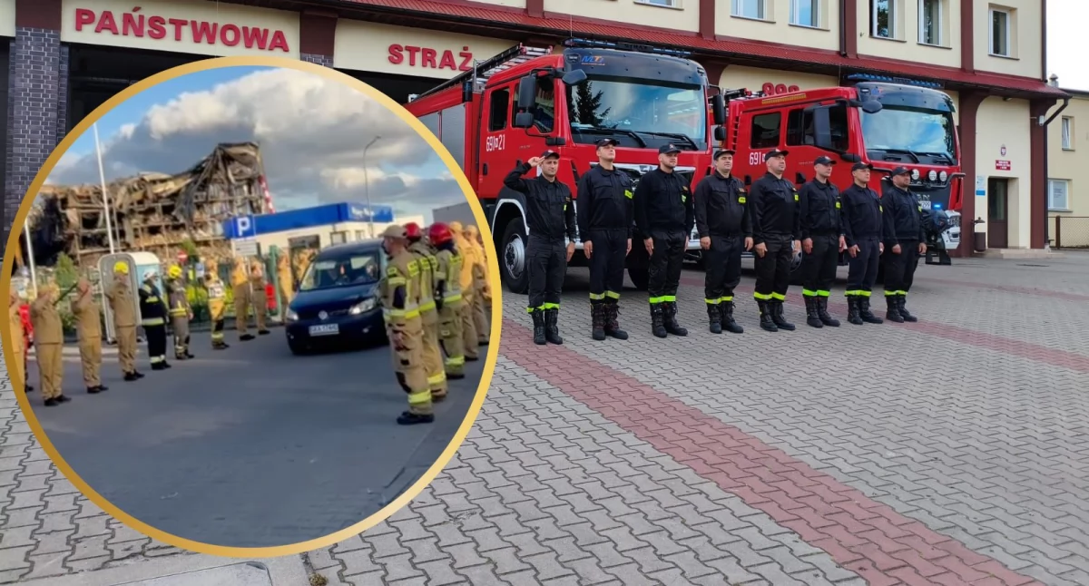 Syreny w całej Polsce. Strażacy oddali hołd druhowi 
