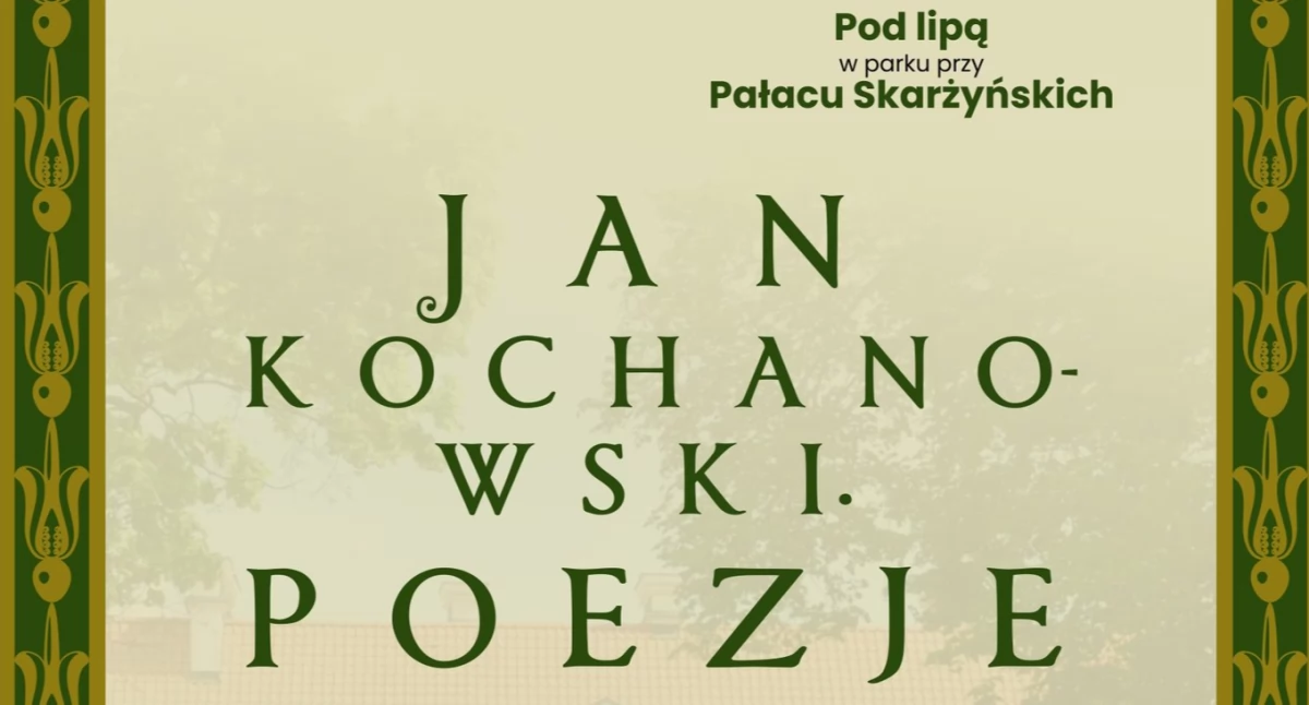 Narodowe Czytanie pod lipą przy Pałacu Skarżyńskich. Już w ten weekend 