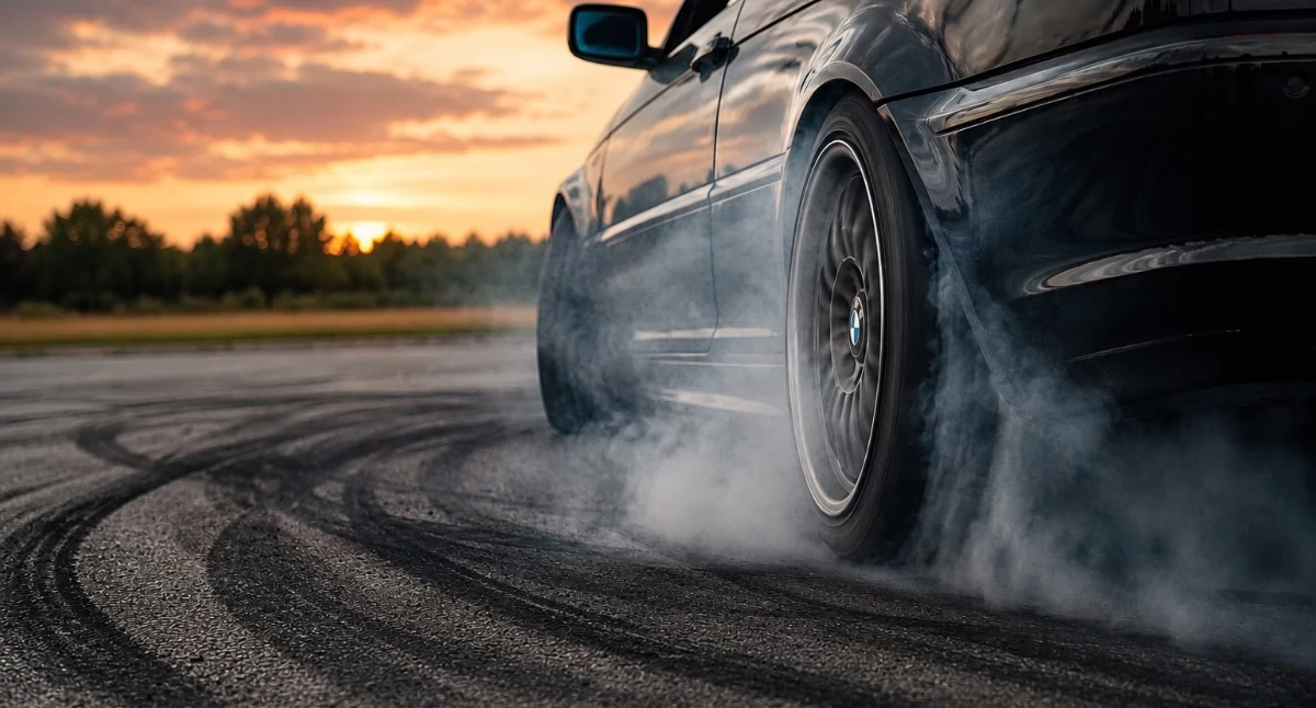 Driftował BMW. 22-latek stracił prawo jazdy na trzy miesiące