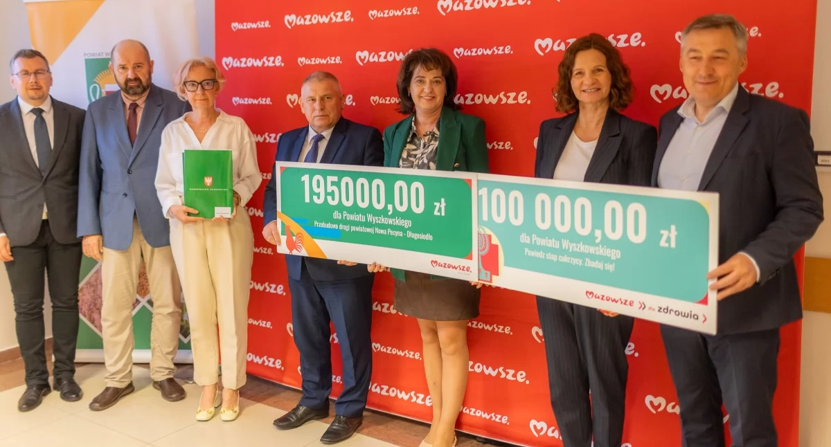 Blisko 1,5 mln zł dla powiatu wyszkowskiego. Kto i na co dostał pieniądze?