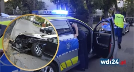 Z ostatniej chwili: Uciekali przed policją, uderzyli…