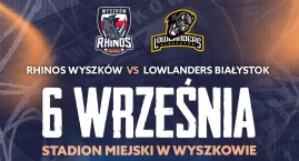 Inauguracja sezonu PFL-J w Wyszkowie. Rhinos zagrają z Lowlanders Białystok