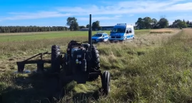 Wypadek podczas prac polowych. Ursus przejechał po 91-latku 