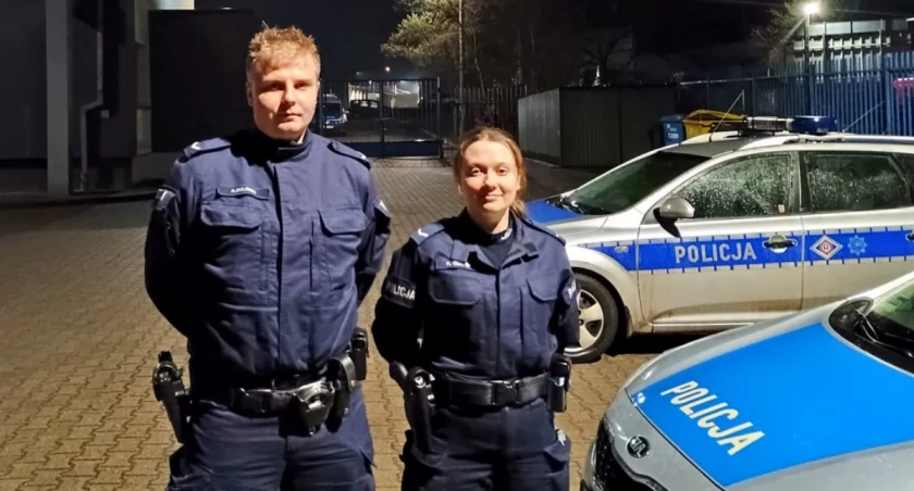 Fordońscy policjanci ponownie ratują ludzkie życie