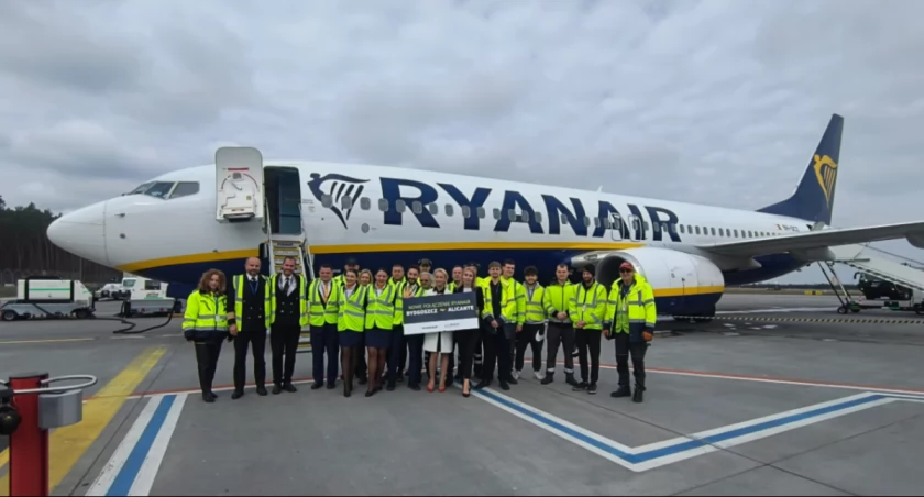Strategiczny ruch Ryanair w regionie: od wczoraj nowe loty z Bydgoszczy do Alicante