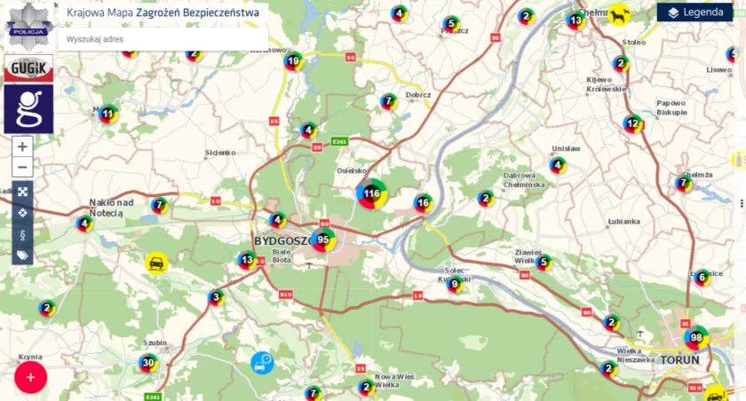 Społeczny barometr bezpieczeństwa: co zgłaszają mieszkańcy powiatu bydgoskiego?