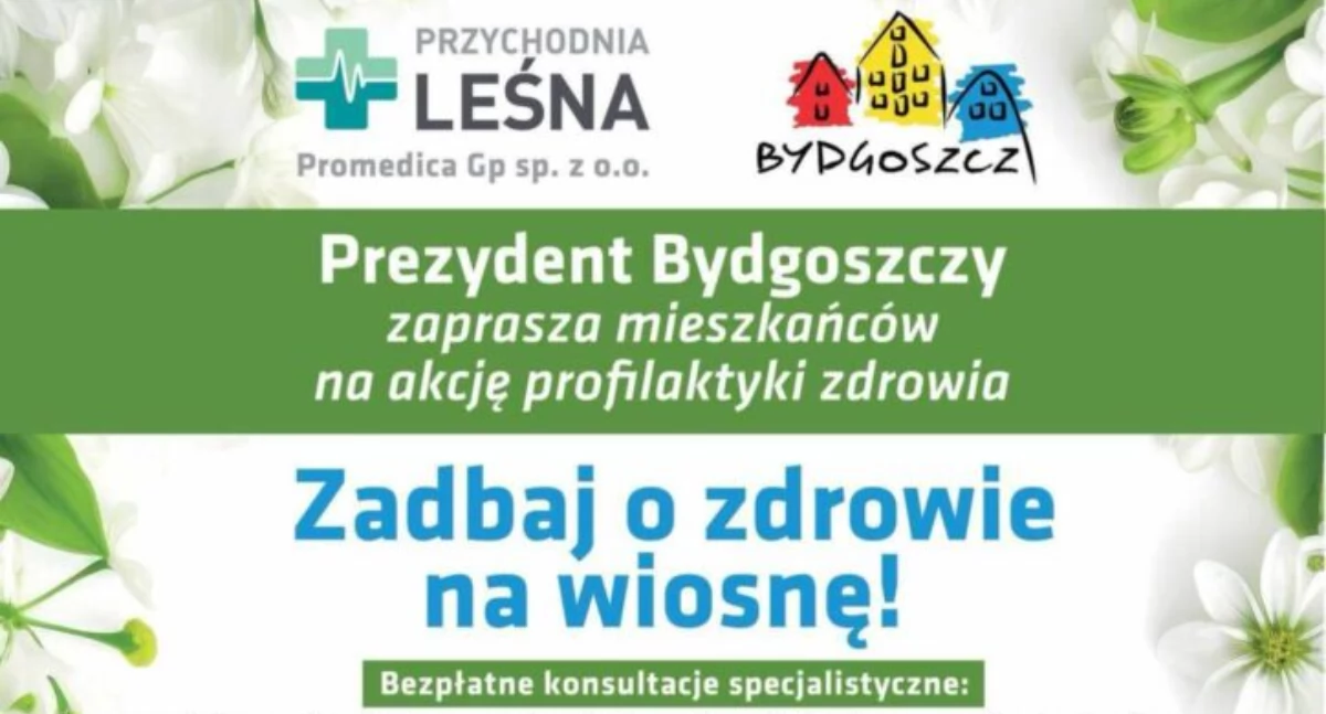 Już dziś: nie tylko porady i badania – Bydgoszcz stawia na pełną profilaktykę zdrowotną