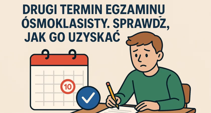 Drugi termin egzaminu ósmoklasisty. Sprawdź, jak go uzyskać