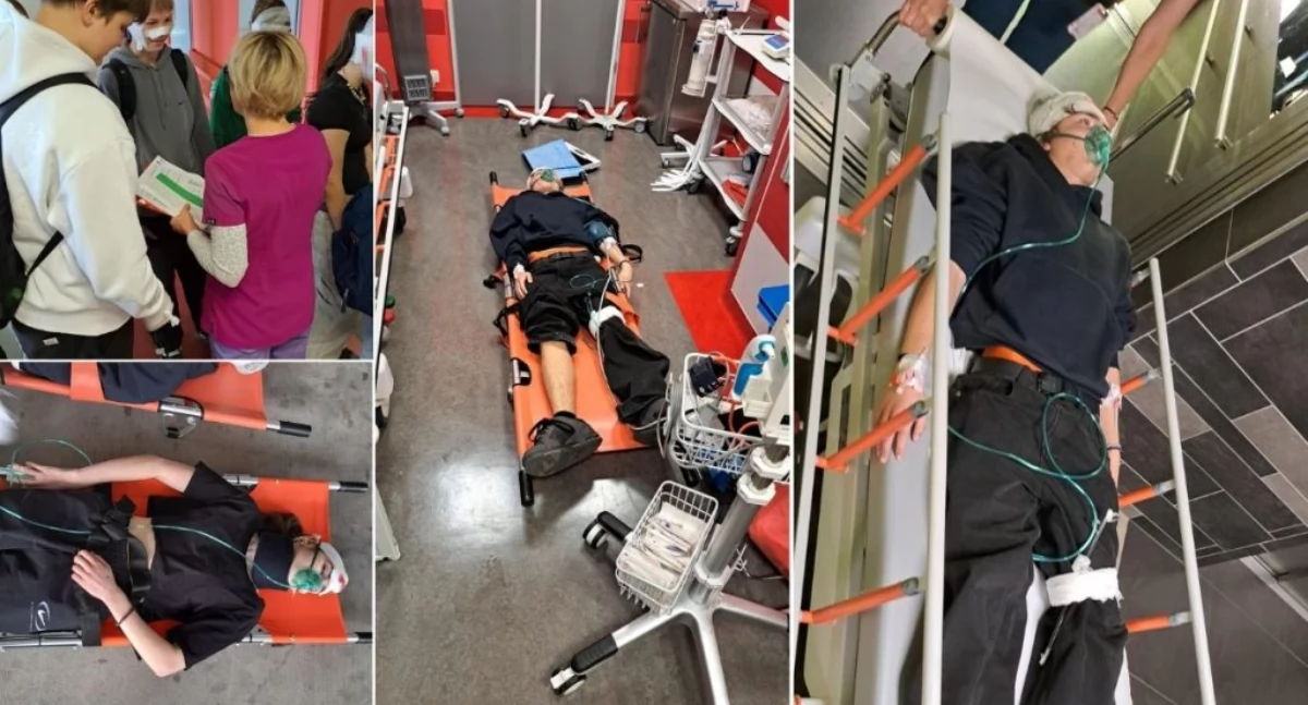 Bydgoszcz ćwiczy gotowość: symulacja masowego wypadku w szpitalu dziecięcym