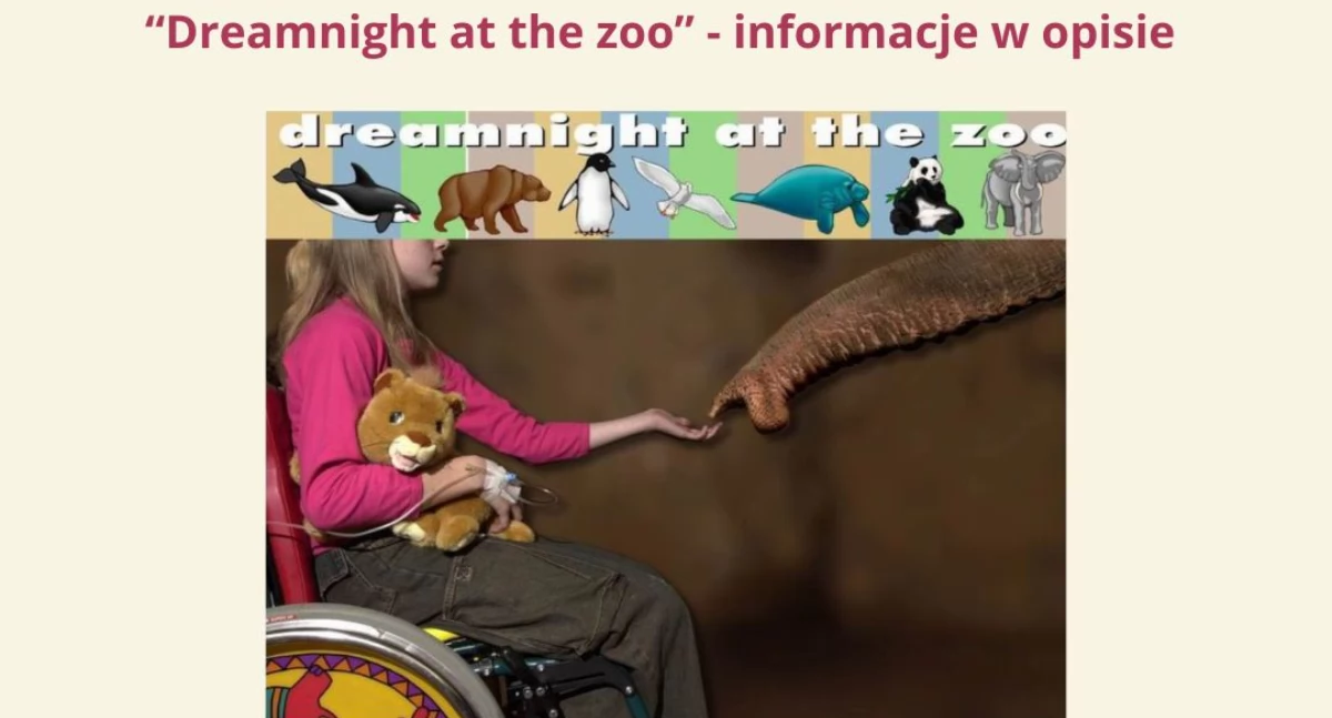 Bydgoskie ZOO nie rezygnuje ze spełniania marzeń – zmieniona forma wyjątkowego wieczoru w 2025 roku