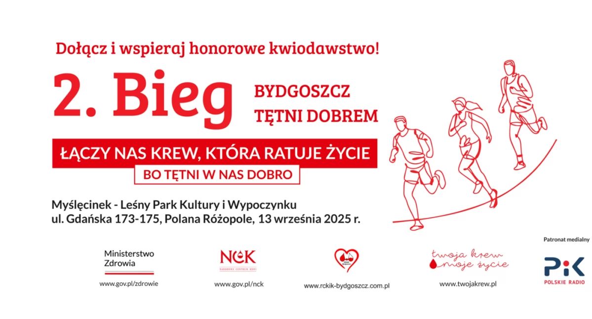 Bieg z przesłaniem: co trzeba zrobić, by wystartować w wydarzeniu „Bydgoszcz Tętni Dobrem”?