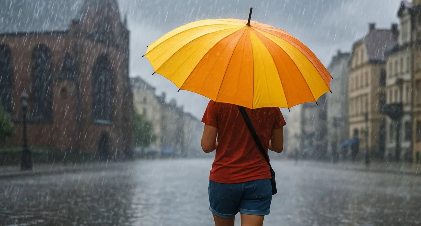 Lato na parasolu. Bydgoszcz w deszczu przez cały tydzień [aktualna prognoza]