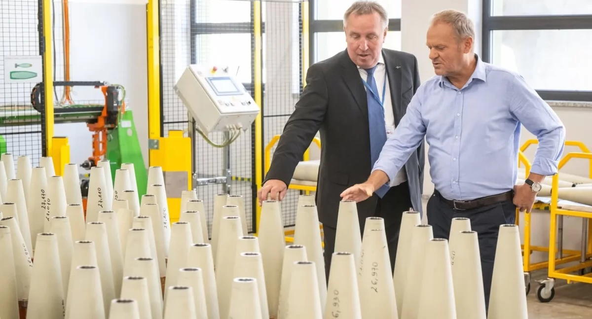 Premier Tusk w Bydgoszczy: wsparcie dla kluczowego zakładu zbrojeniowego Nitro-Chem