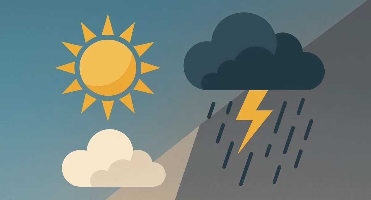 Silny wiatr i niższe temperatury – co czeka Bydgoszcz od czwartku?