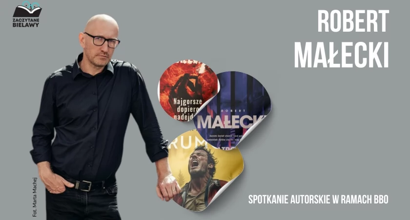 Kryminał między regałami. Robert Małecki na Bielawach 14.10