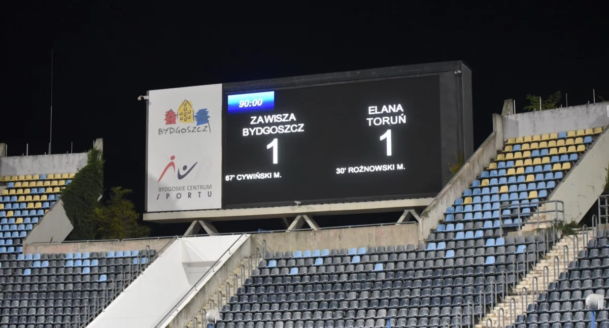 Derby na Gdańskiej 163: Zawisza odrabia i remisuje 1:1