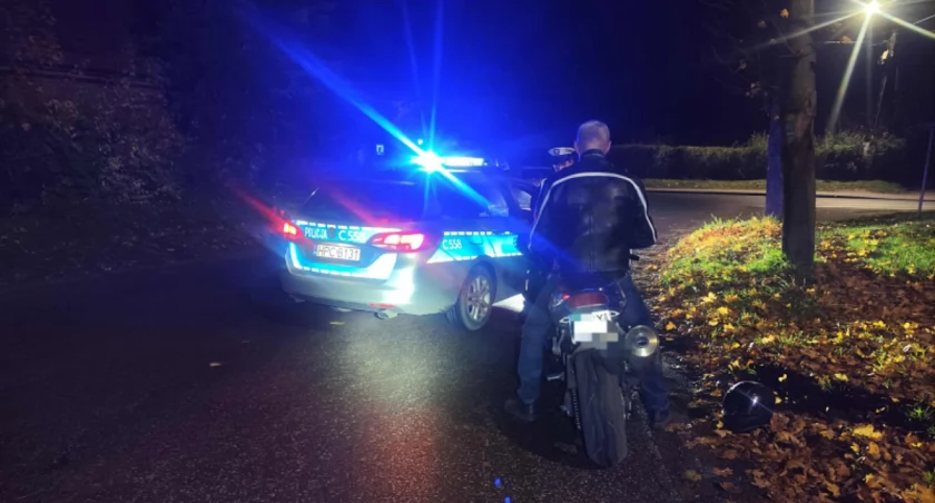 Krótki pościg za 43‑latkiem. Motocykl bez przeglądu od 13 lat