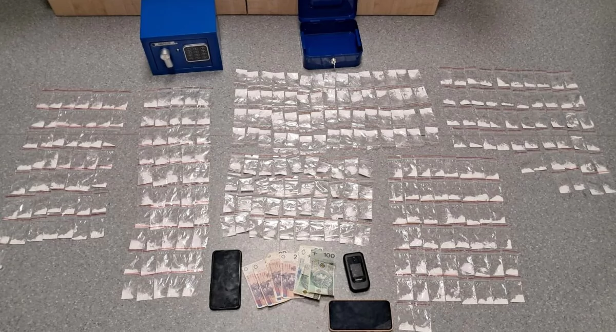 Nalot w Inowrocławiu: 126 g NEP i zarzut, jest dozór