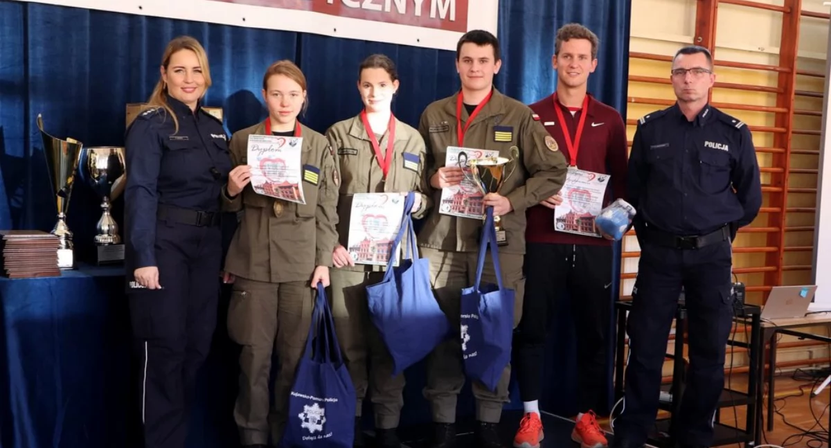 Koronowo na podium: 2. miejsce w ratownictwie klas mundurowych