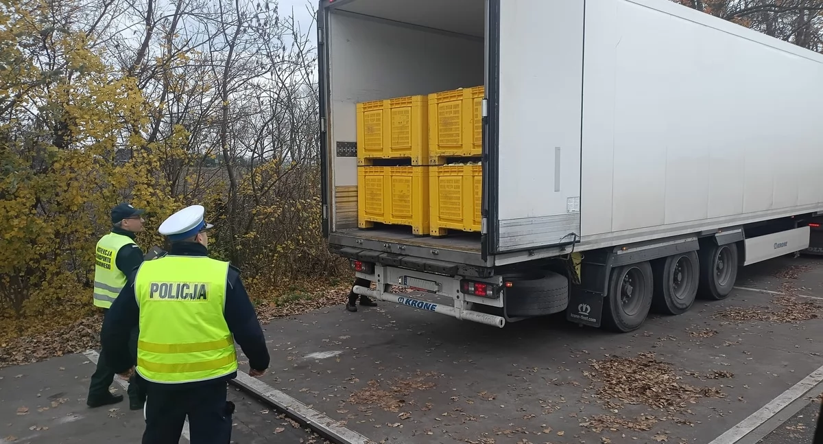 Mogilno: policja i ITD sprawdzali ciężarówki i dostawcze