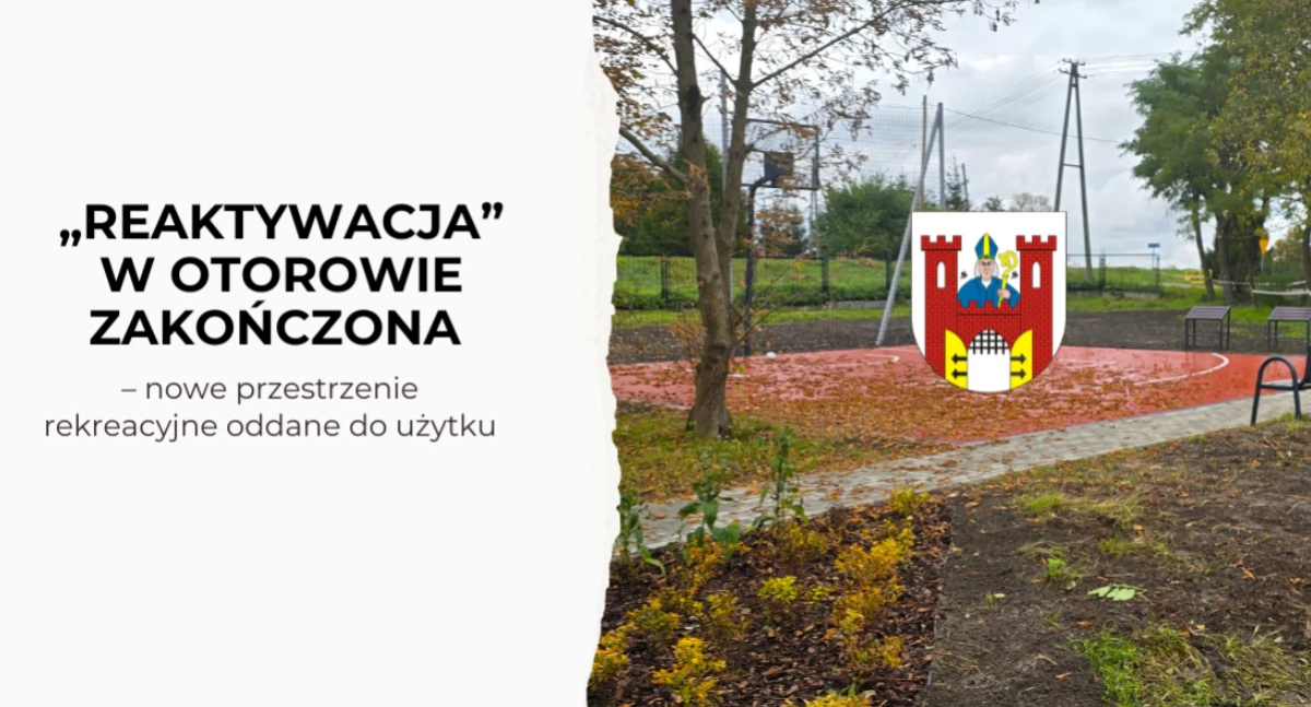 Otorowo ma nową strefę rekreacji przy ścieżce rowerowej