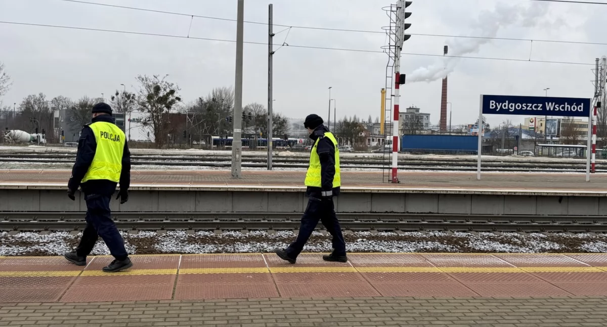 Bydgoska policja w operacji TOR. Patrole na torach i stacjach
