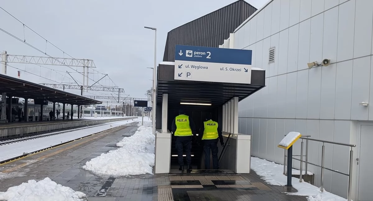 Operacja „TOR” we Włocławku. Policja na torach i przy dworcu
