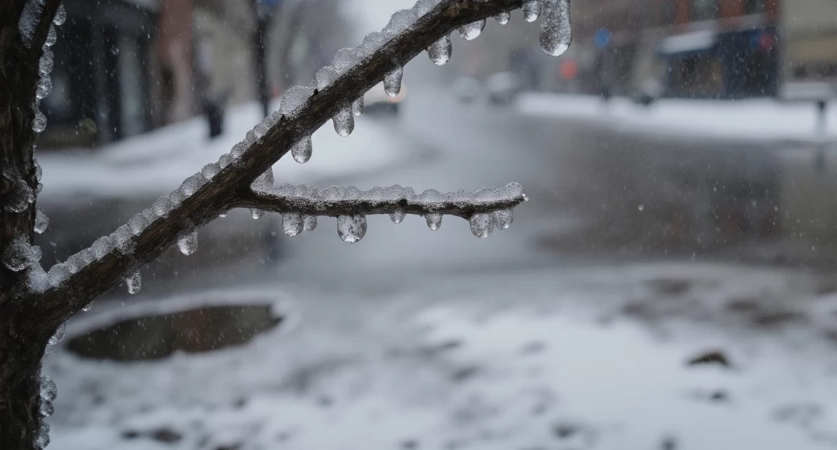 Nocna gołoledź w Bydgoszczy i powiecie. Alert IMGW 1. stopnia