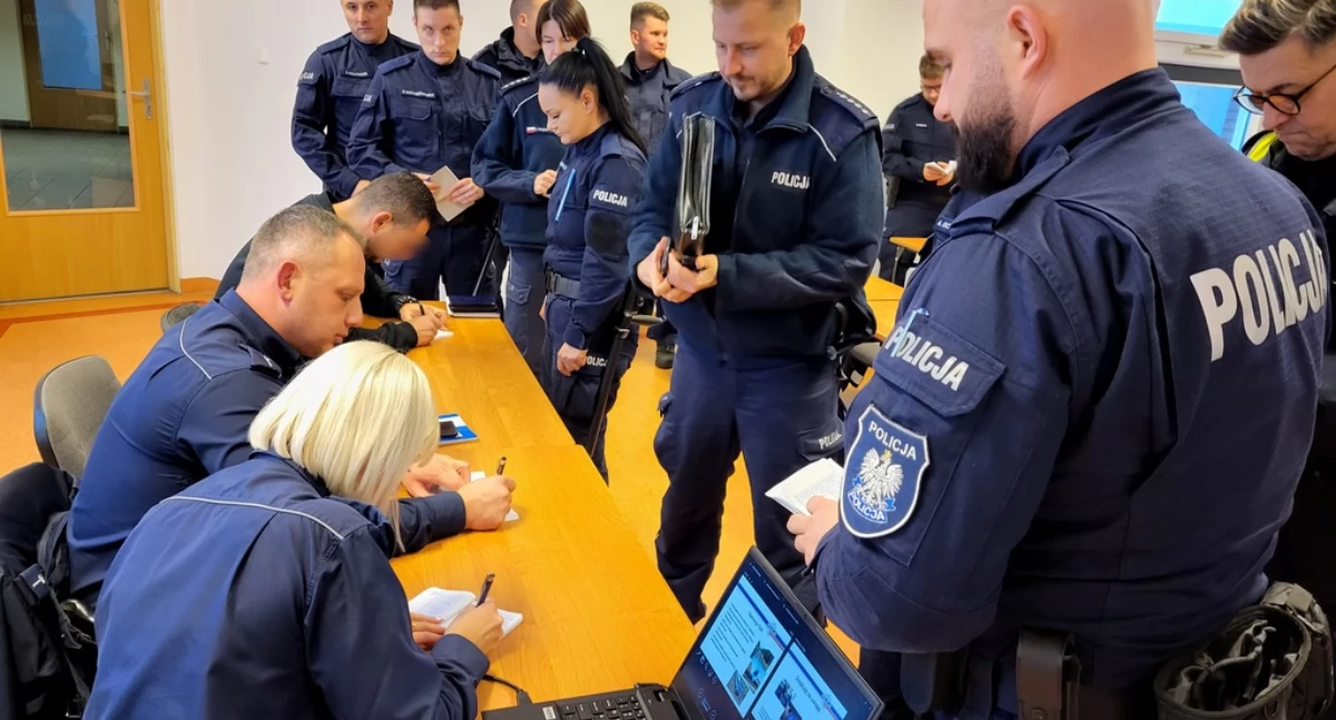 Kursanci z Piły na patrolach w Bydgoszczy do 13 grudnia