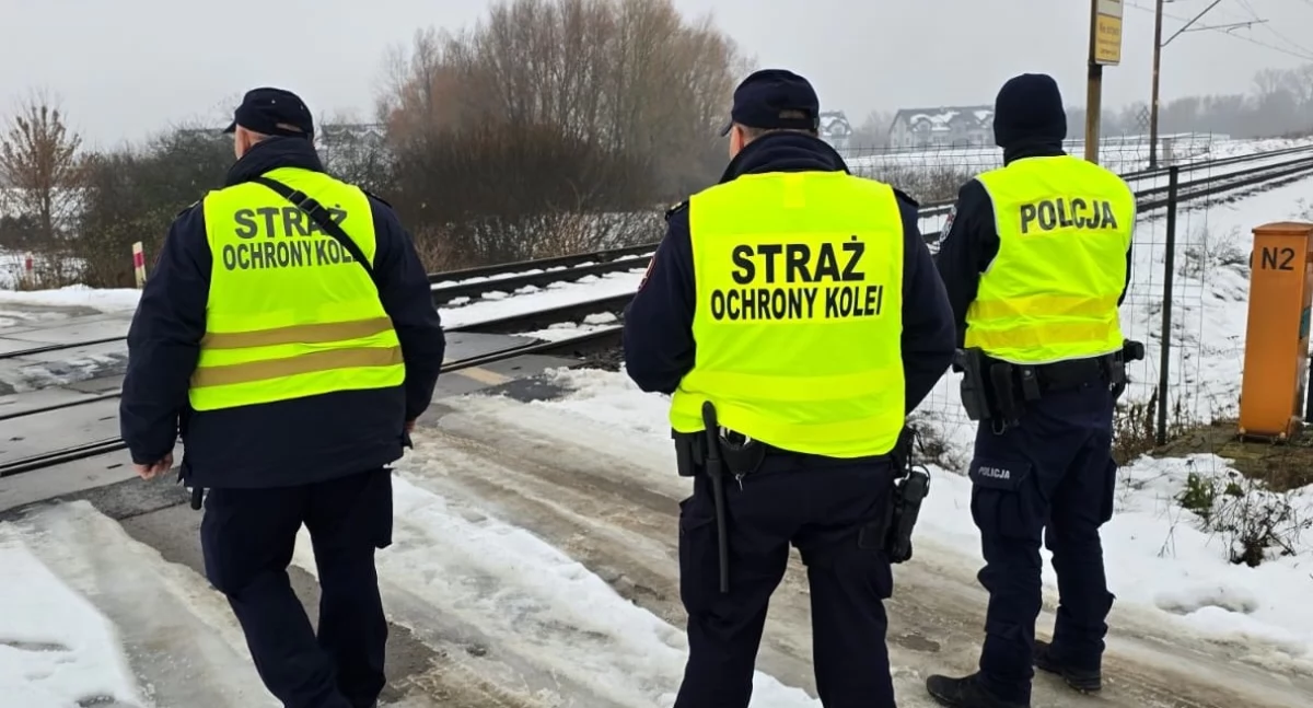 Mogilno: policja i SOK patrolują tory. Kontrole 3 grudnia