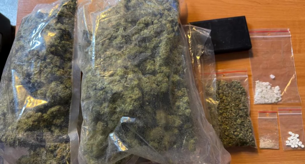Szwederowo: 26-latek zatrzymany. Policja zabezpieczyła ponad 800 g