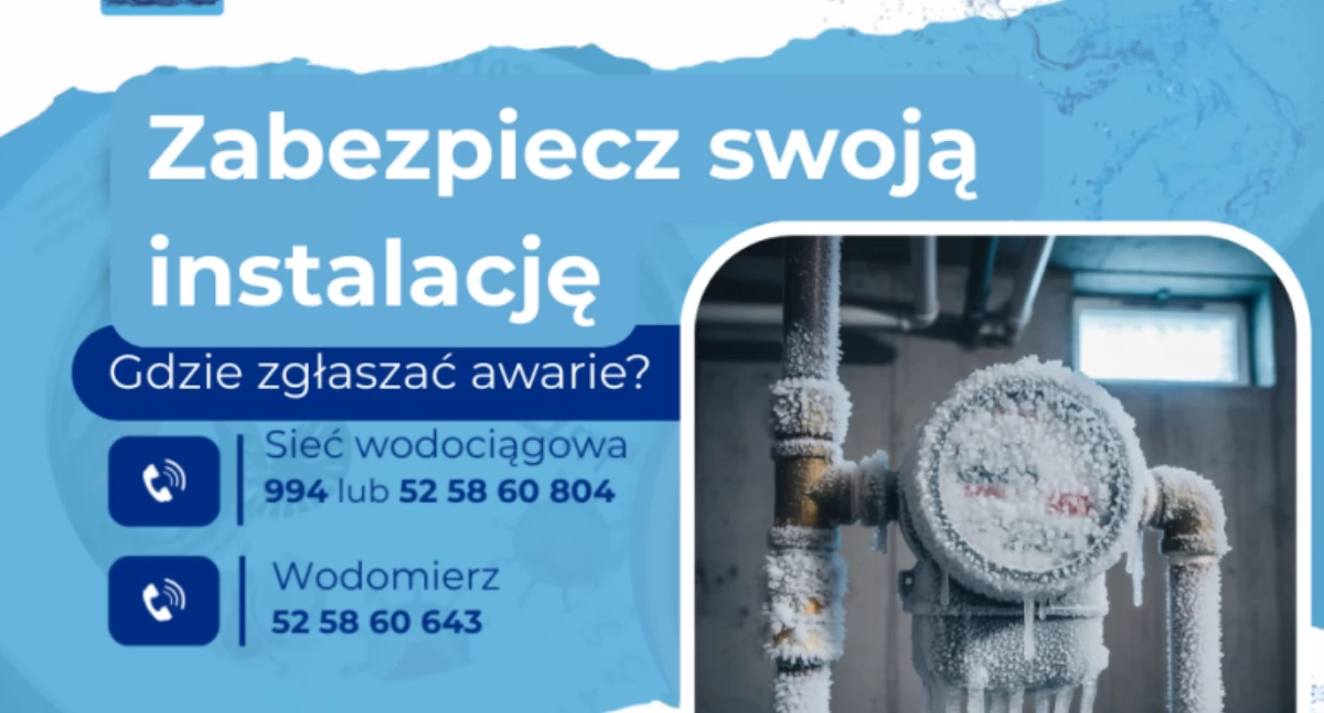 Bydgoszcz: -15°C nocą. Zabezpieczenie instalacji przed mrozem