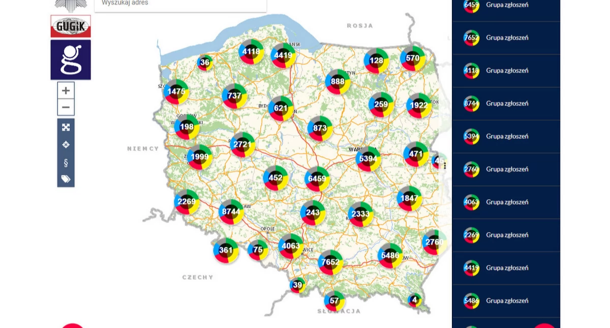 Krajowa Mapa Zagrożeń Bezpieczeństwa: 24 555 zgłoszeń w 2025