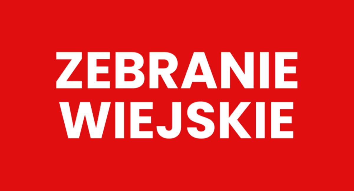 Zebranie wiejskie w Strzelcach Dolnych: wybory 21 stycznia