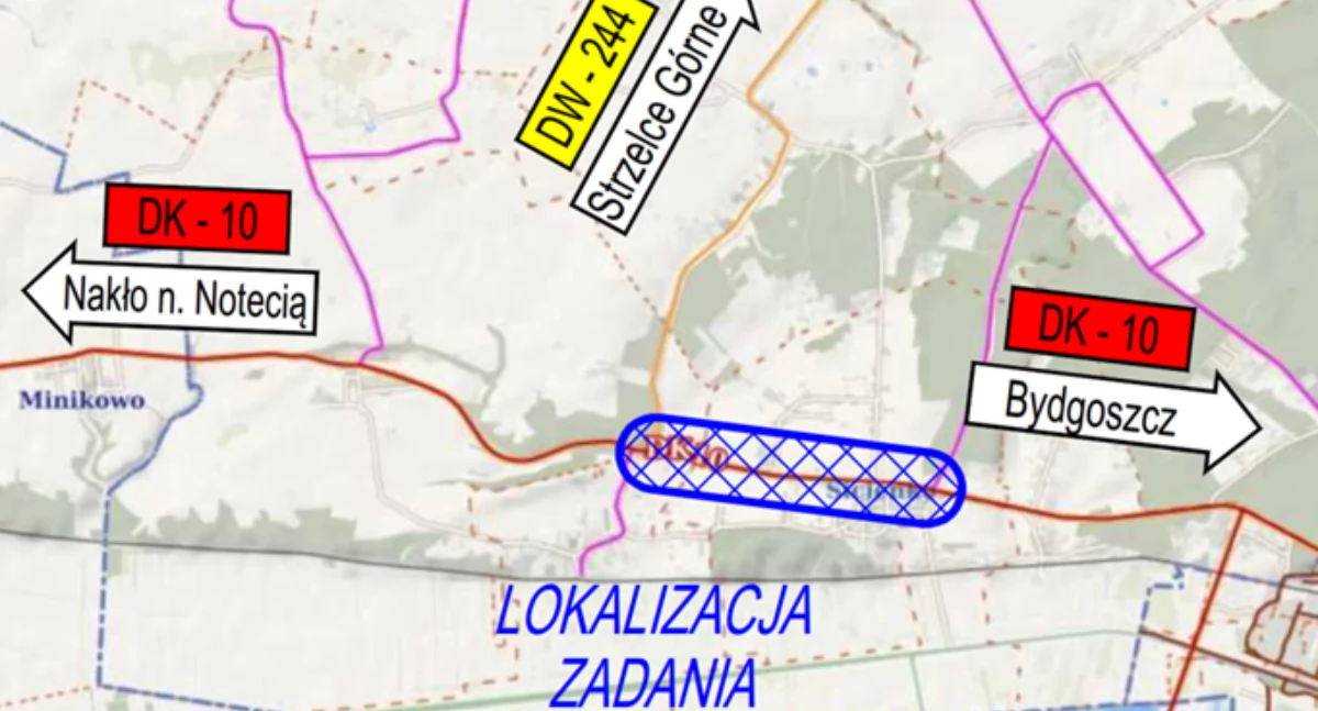 Utrudnienia na DK10: Zielonczyn–Kruszyn od 20 stycznia