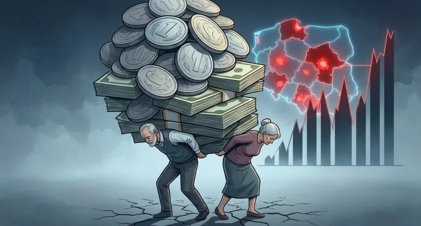 Zaległości seniorów rosną: 12 mld zł długu na koniec 2025