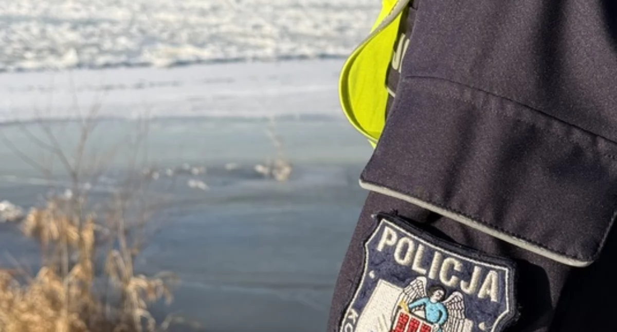 Bezpieczeństwo zimą: toruńska policja kontroluje lód nad akwenami